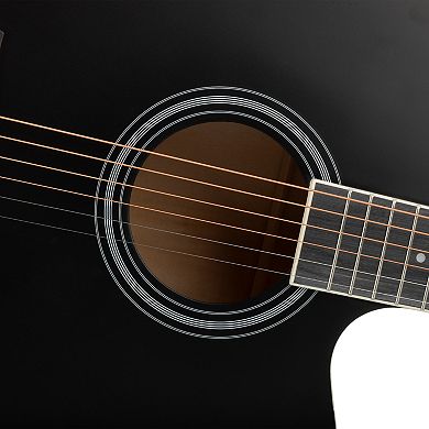 Hey! Play! 41 Inch Acoustic Guitar Kit & 6-Piece Accessory Set