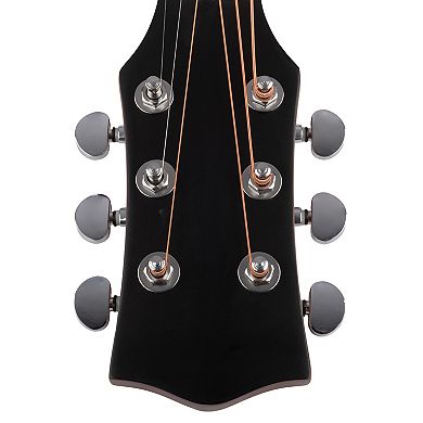 Hey! Play! 41 Inch Acoustic Guitar Kit & 6-Piece Accessory Set