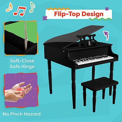Hey! Play! 30 Keys Kids Piano & Bench