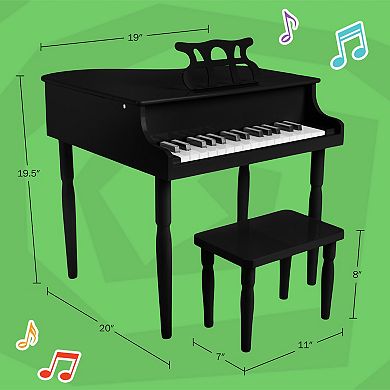 Hey! Play! 30 Keys Kids Piano & Bench
