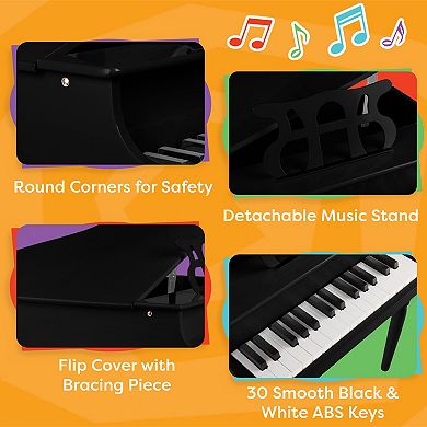 Hey! Play! 30 Keys Kids Piano & Bench