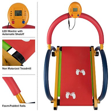 Hey! Play! Kids Treadmill Exercise Equipment