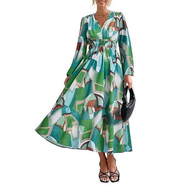 Women's Bohemian Maxi Dress - Elegant Rayon with Embroidered Detail