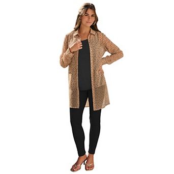 Roaman's Women's Plus Size Kate Georgette Tunic