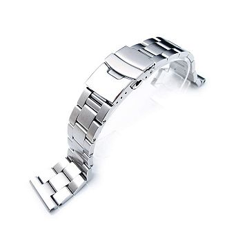 316L Stainless Steel 22mm Watch Band with 2.5mm Spring Bars for 22mm Lug Width Watches