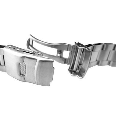 316L Stainless Steel 22mm Watch Band with 2.5mm Spring Bars for 22mm Lug Width Watches
