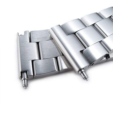 316L Stainless Steel 22mm Watch Band with 2.5mm Spring Bars for 22mm Lug Width Watches