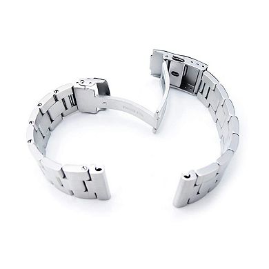 316L Stainless Steel 22mm Watch Band with 2.5mm Spring Bars for 22mm Lug Width Watches