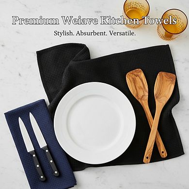 Super Absorbent Kitchen Towels 12 Pack 100 Cotton 450GSM Thick Machine Washable