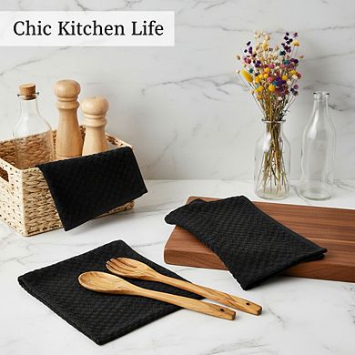 Super Absorbent Kitchen Towels 12 Pack 100 Cotton 450GSM Thick Machine Washable