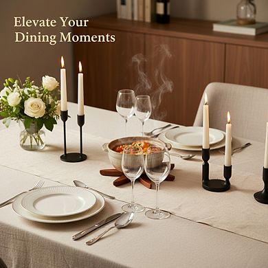 Foldable Black Walnut Trivet Set, 4 Trivets & Stand for Hot Pots & Dishes