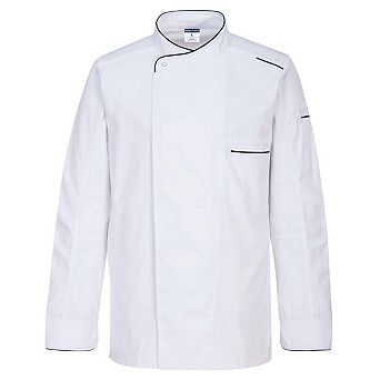 Portwest Mens Surrey Long-Sleeved Chef Jacket
