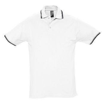 SOLS Mens Practice Tipped Pique Short Sleeve Polo Shirt