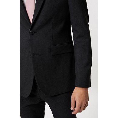 Burton Mens Essential Single-Breasted Skinny Suit Jacket