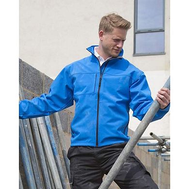 Result Mens Softshell Premium 3 Layer Performance Jacket (Waterproof Windproof & Breathable)
