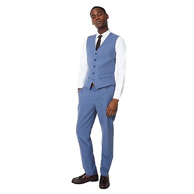 Burton Mens V Neck Slim Wedding Waistcoat