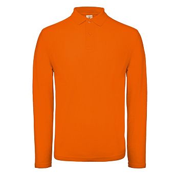 B&C ID.001 Mens Long Sleeve Polo