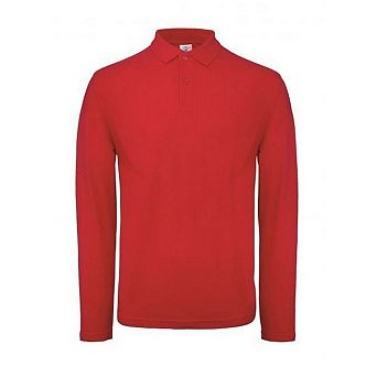 B&C ID.001 Mens Long Sleeve Polo