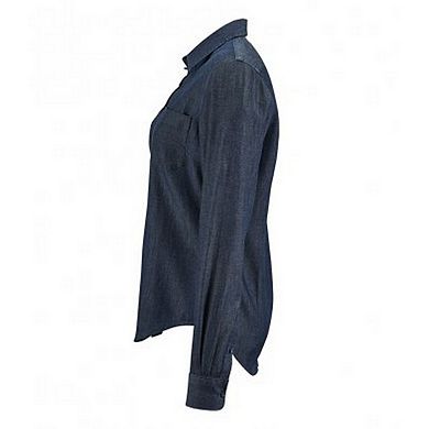 SOLS Womens/Ladies Barry Long Sleeve Denim Shirt