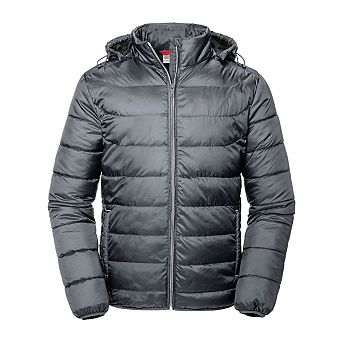 Russell Mens Nano Hooded Padded Jacket