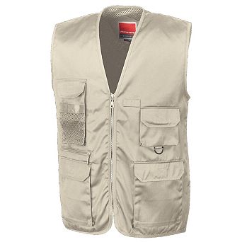 Result Mens Safari Waistcoat Jacket