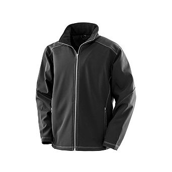 Result Work-Guard Mens Treble Stitch Soft Shell Jacket