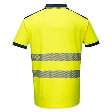 Portwest Mens PW3 Hi-Vis Comfort Polo Shirt