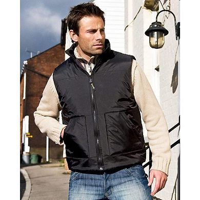 Result Fleece Lined Bodywarmer Water Repellent Windproof Jacket