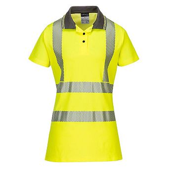 Portwest Womens/Ladies Pro Hi-Vis Comfort Polo Shirt