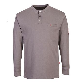 Portwest Mens Flame Resistant Henley T-Shirt