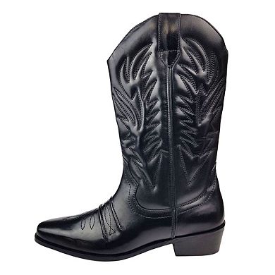 Woodland Mens High Clive Western Cowboy Boots