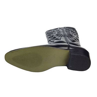 Woodland Mens High Clive Western Cowboy Boots