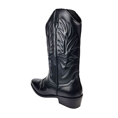 Woodland Mens High Clive Western Cowboy Boots