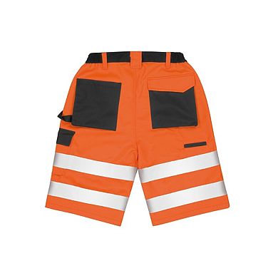 SAFE-GUARD by Result Mens Hi-Vis Cargo Shorts