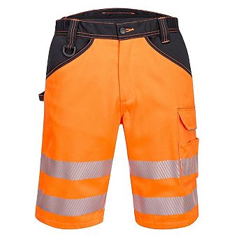 Portwest Mens PW3 Contrast Panel Hi-Vis Shorts