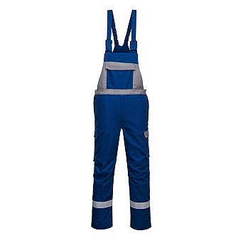 Portwest Mens Bizflame Ultra Two Tone Bib And Brace Trouser