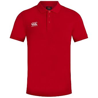 Canterbury Mens Waimak Short Sleeve Pique Polo Shirt