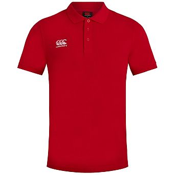 Canterbury Mens Waimak Short Sleeve Pique Polo Shirt