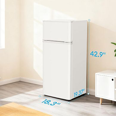 4.5 Cu.Ft Upright Refrigerator with Top Freezer