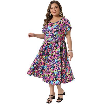 a line summer dresses plus size Plus Size Women's Dresses