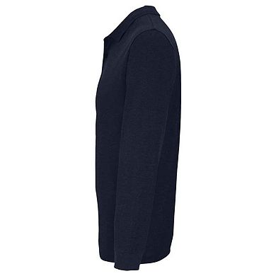 SOLS Unisex Adult Planet Long-Sleeved Polo Shirt