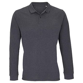SOLS Unisex Adult Planet Long-Sleeved Polo Shirt