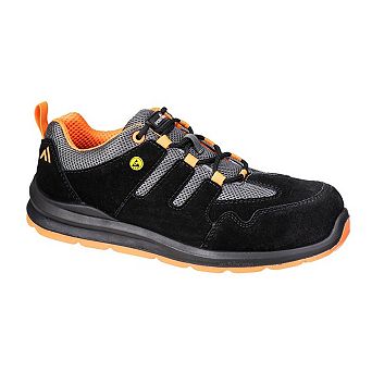 Portwest Unisex Adult S1 ESD SR FO Cow Suede Composite Toecap Safety Trainers