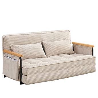 54" Adjustable Floor Couch with 2 Pillows