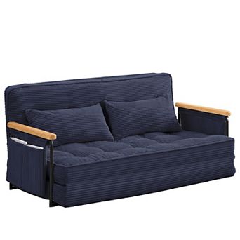 54" Adjustable Floor Couch with 2 Pillows