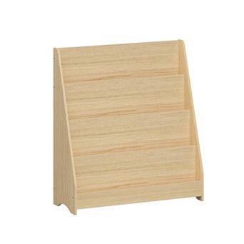 Whisen 4 tier Kids Bookshelf, Toddler Book Display Shelves