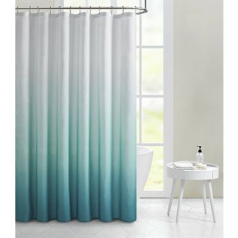 Kate Aurora Living Multi Color Ombre Fabric Shower Curtain