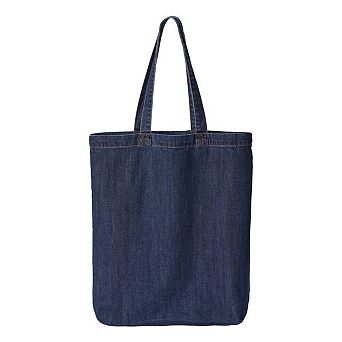 Liberty Bags Cotton Denim Gusseted Tote Bag