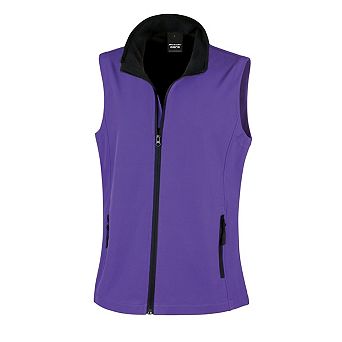 Result Core Womens/Ladies Printable Softshell Bodywarmer