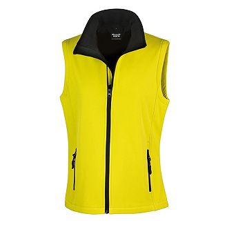 Result Core Womens/Ladies Printable Softshell Bodywarmer